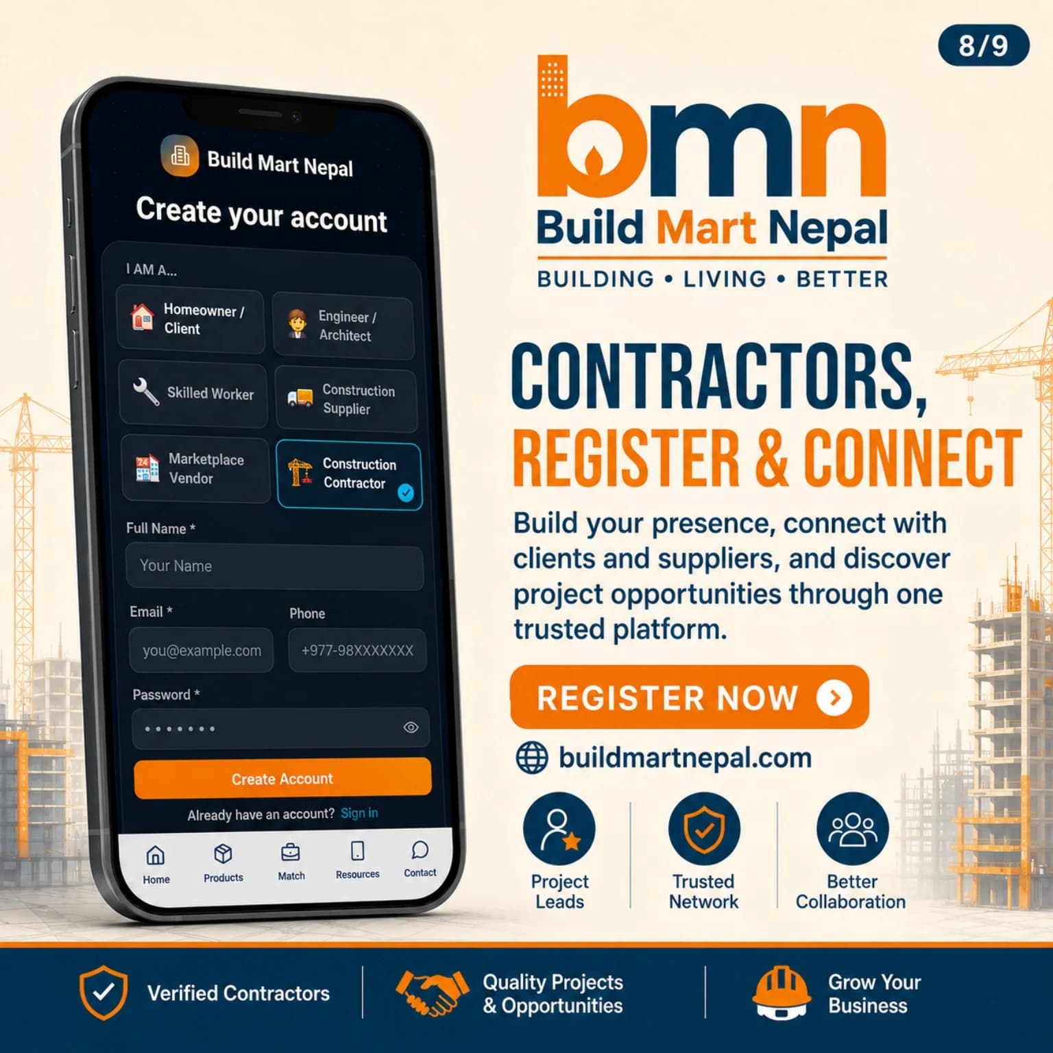 Construction contractors