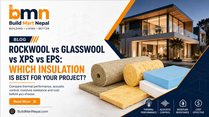 Rockwool vs Glasswool vs XPS vs EPS: Which Insulation Is Best for Your Project?