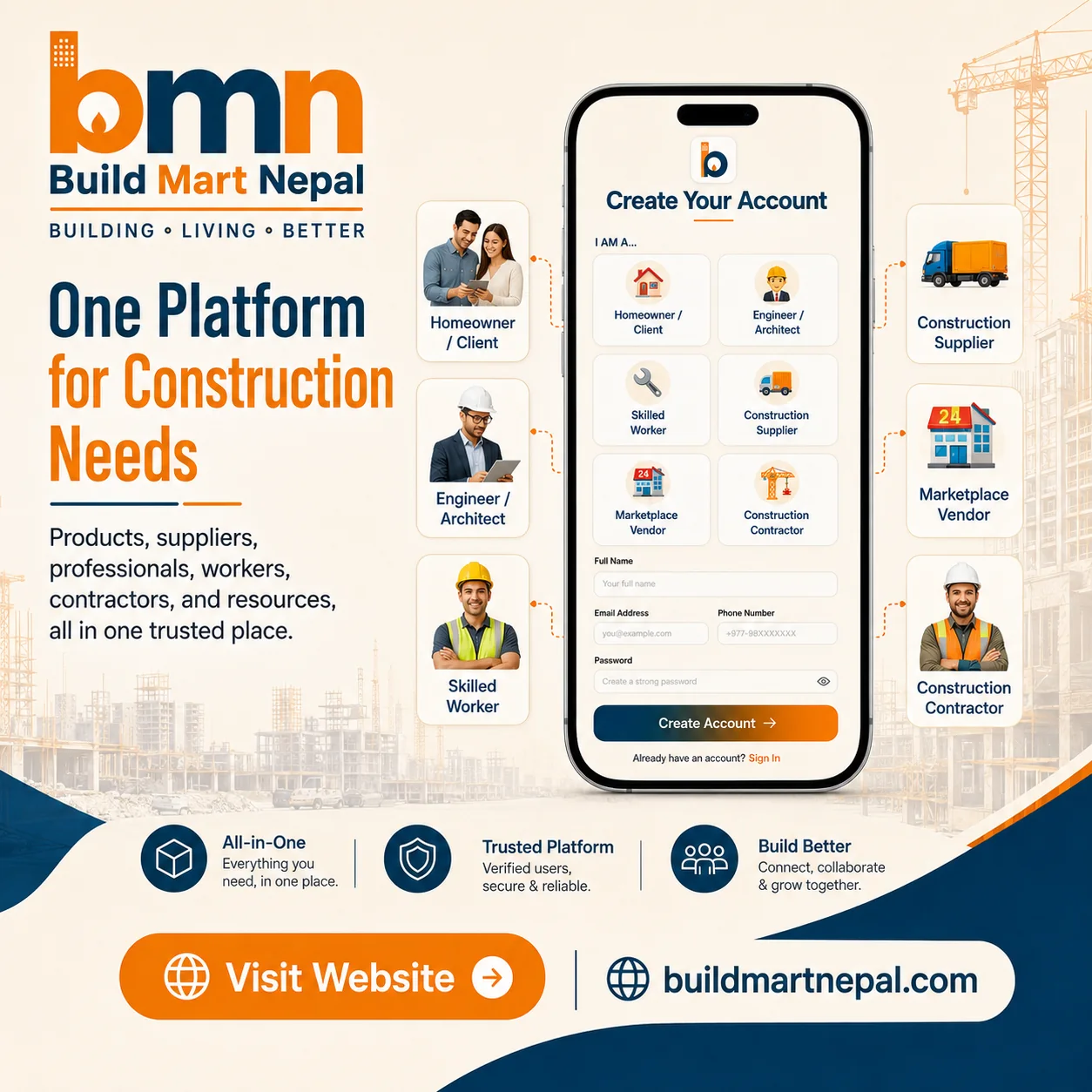 Build Mart Nepal connected construction marketplace